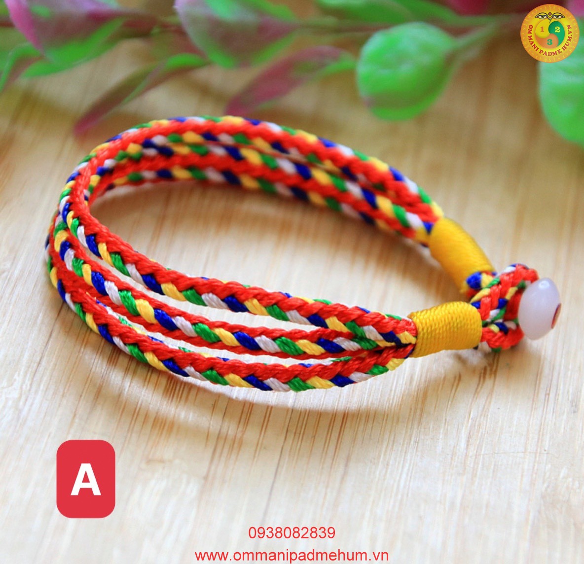 Vòng tay chỉ ngũ sắc